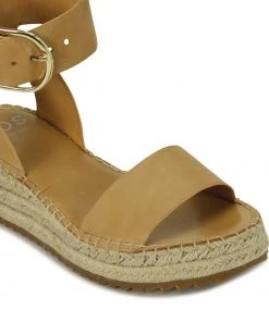 EOS Larah Leather Platform-Tan-Es5 New Arrivals