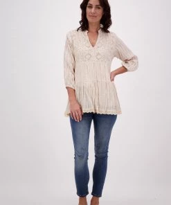 Lula Soul Clothing Lennox Tunic | Natural | Ls35