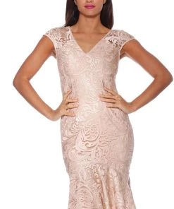 Pink Ruby Lovelace Flip Dress GOLD - PD174207