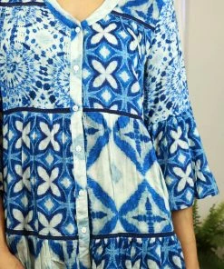 Lula Soul Tops Wesley Tunic Top | Indigo | LS5s