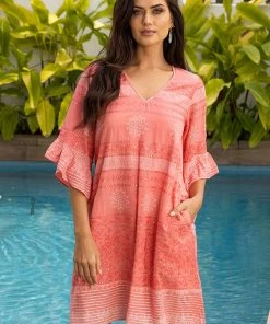 Lula Soul Alfie Dress | Coral | LS20s