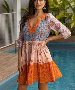 Lula Soul Jess Tiered Dress | Ocean | LS18s Dresses