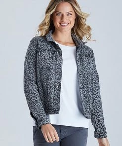 Threadz Reversible Animal Print Jacket | Black | TZ25 Jackets/Coats