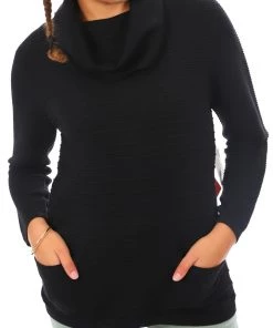 Maglia Knitwear/Jumpers Rib Trim Pullover | Black | MAG6