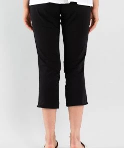 Marco Polo Pants Cropped Split Pant - Black