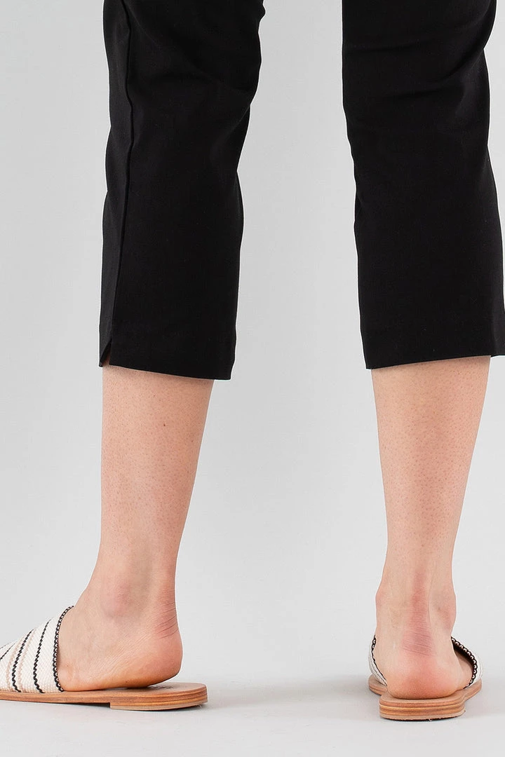 Marco Polo Pants Cropped Split Pant - Black 4 Marco Polo Pants Cropped Split Pant - Black