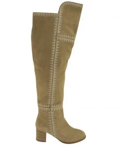 Human Marlee Taupe Suede Boots | HS16