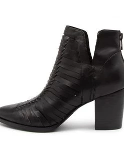 Mollini Treya Leather Boot | Black Shoes
