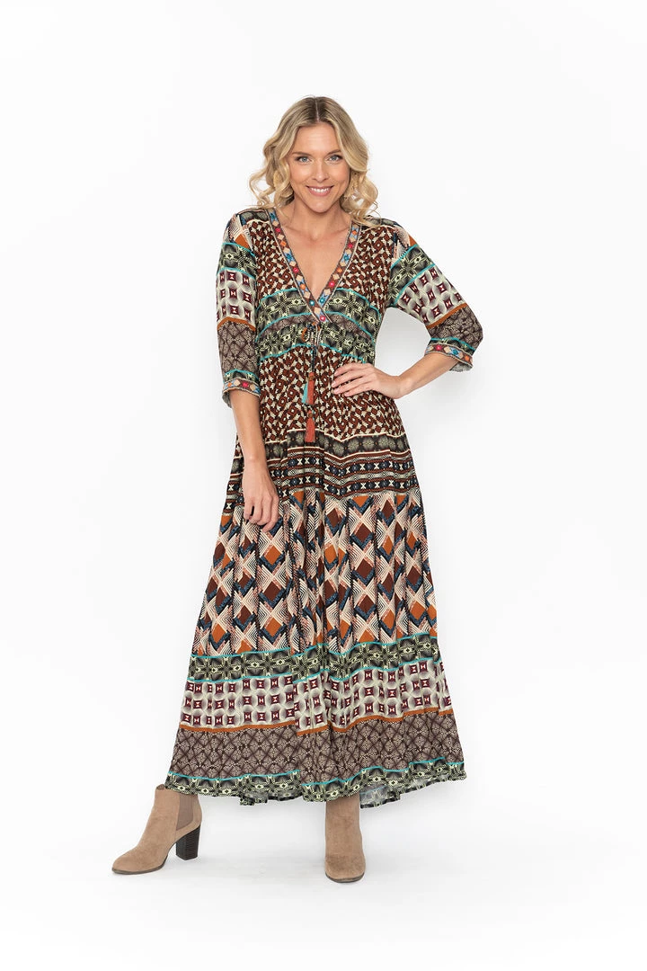 Escape By OQ Clothing Makena Maxi Dress | Print | EP9 1 Escape By OQ Clothing Makena Maxi Dress | Print | EP9
