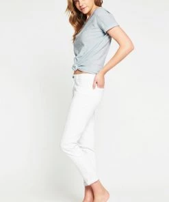 Mavi Emma Boyfriend Jeans - White Pants