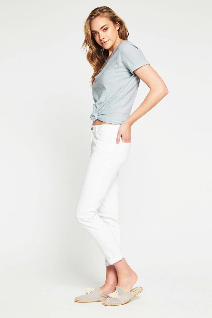 Mavi Emma Boyfriend Jeans - White Pants 1 Mavi Emma Boyfriend Jeans - White Pants