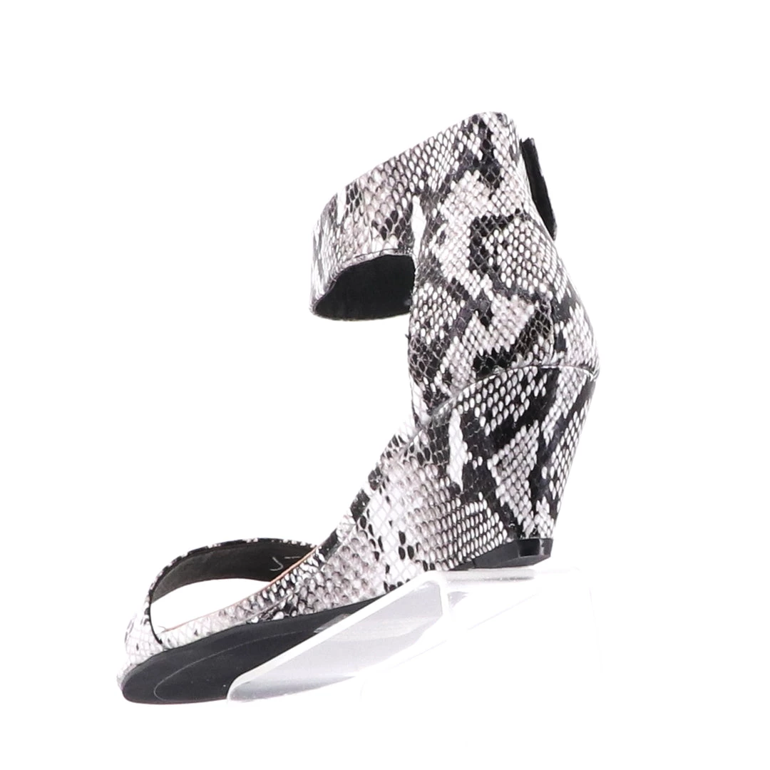 Mollini Shoes Marsy Python Black And White Leather Shoe 4 Mollini Shoes Marsy Python Black And White Leather Shoe