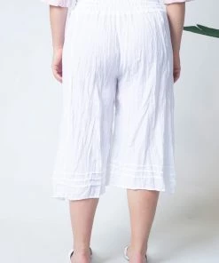 Namastai Cotton Culotte Pants | White | N7s