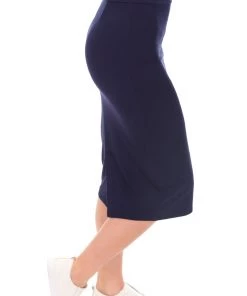 Skirts Bamboo Long Skirt | Navy