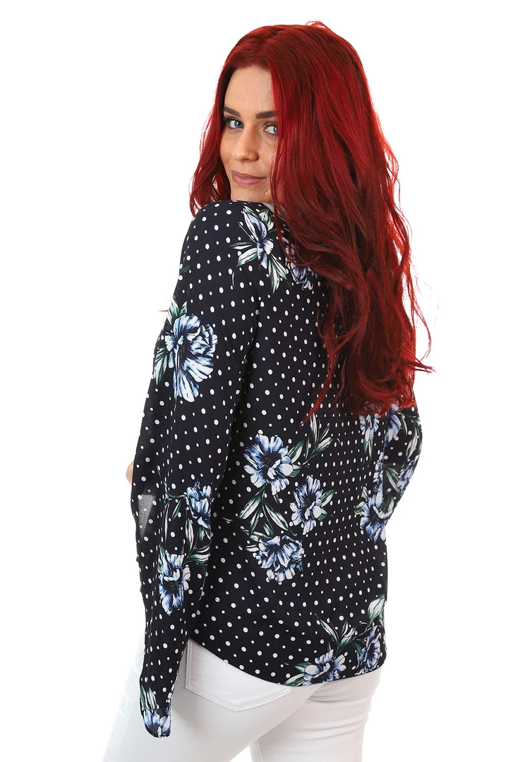 Joseph Ribkoff Navy Blooms Blouse - Navy Floral 4 Joseph Ribkoff Navy Blooms Blouse - Navy Floral