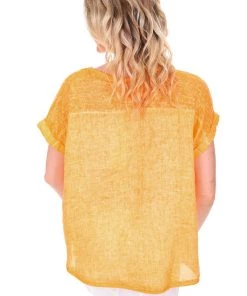 So French So Chic Linen Art Top | Arango | SF1 10 So French So Chic Linen Art Top | Arango | SF1