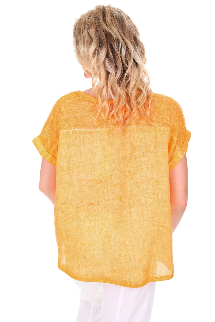 So French So Chic Linen Art Top | Arango | SF1 5 So French So Chic Linen Art Top | Arango | SF1