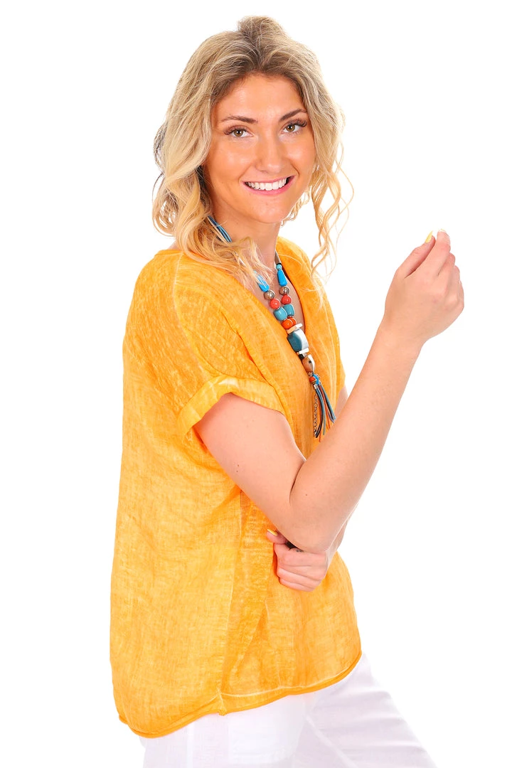 So French So Chic Linen Art Top | Arango | SF1 3 So French So Chic Linen Art Top | Arango | SF1