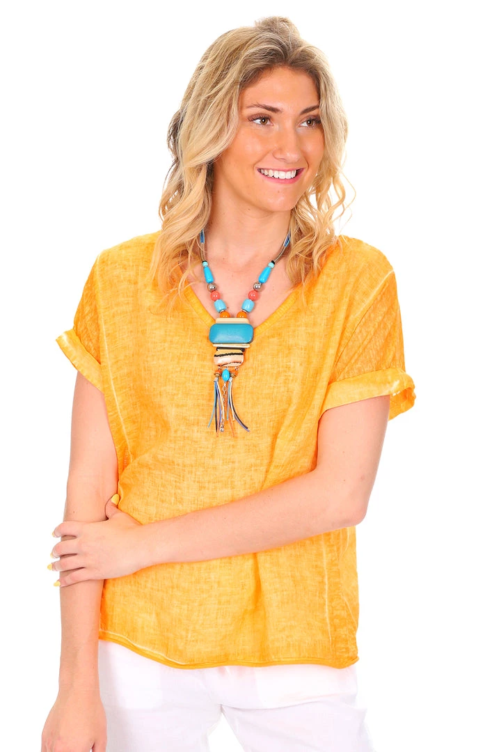 So French So Chic Linen Art Top | Arango | SF1 4 So French So Chic Linen Art Top | Arango | SF1