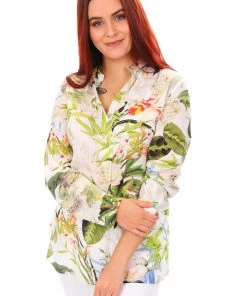 Maglia Tops Paradise Palm Shirt