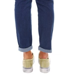 Rilassare Tatter Leather Sneaker | Khaki