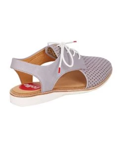 Rollie Slingback Punch Shoe | Dusty Blue | RO4