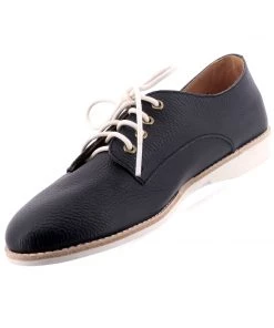 Rollie Derby Unlined Black Tumble Shoes