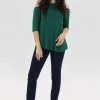 Freez Rosie Cold Shoulder Top - Emerald
