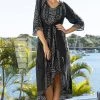 Rubyyaya Bonner Tie Dress | Black | RY25s