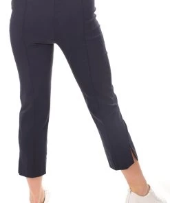 Foil Signat 7/8 Trapeze Pants | Dark Navy