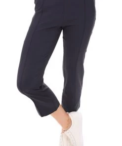 Foil Signat 7/8 Trapeze Pants | Dark Navy