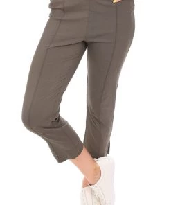 Foil Signat 7/8 Trapeze Pants | Khaki