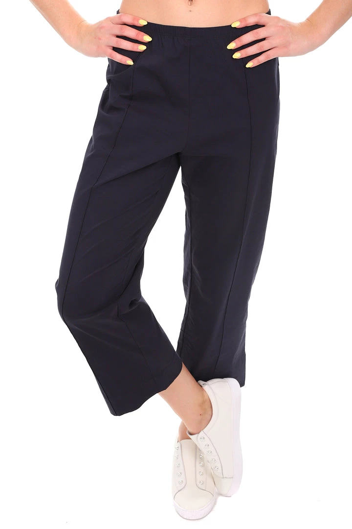 Foil Signat 7/8 Trapeze Pants | True Navy 1 Foil Signat 7/8 Trapeze Pants | True Navy