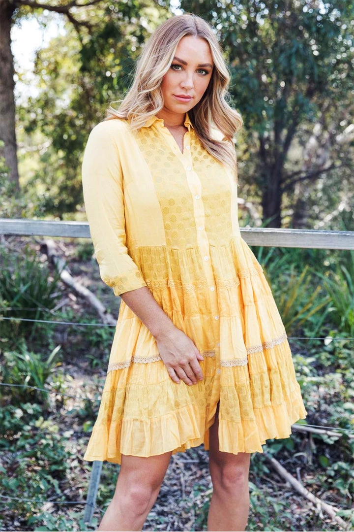 Samsaara Clothing Pina Colada Dress- S18 1 Samsaara Clothing Pina Colada Dress- S18