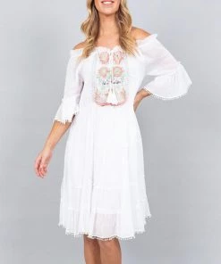 Samsaara City Of Angels Dress| White | S8 | S