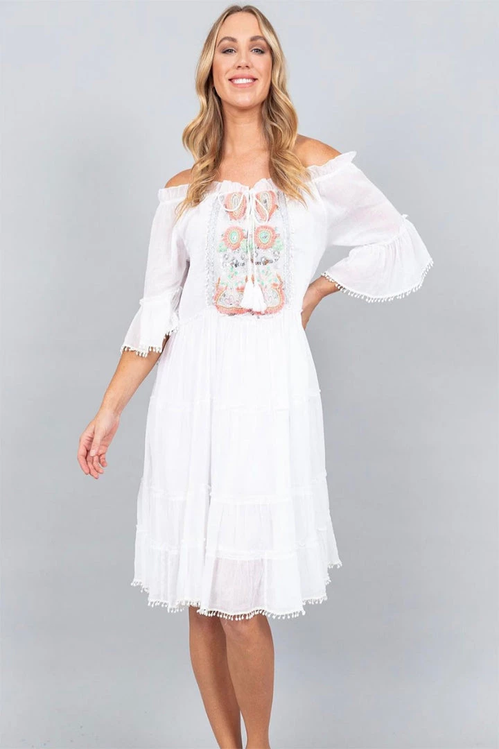 Samsaara City Of Angels Dress| White | S8 | S 1 Samsaara City Of Angels Dress| White | S8 | S