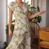 Talisman Palm Springs Dress | Bird Of Paradise Green | T20s Resort Wear