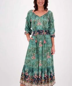 Lula Soul Asuka Maxi Dress | Sage | LS23