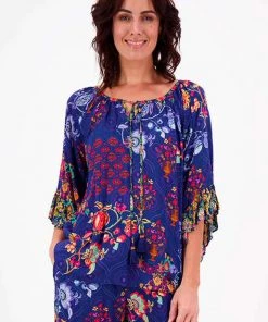 Lula Soul Dresses Delaney Top | Royal | LS26