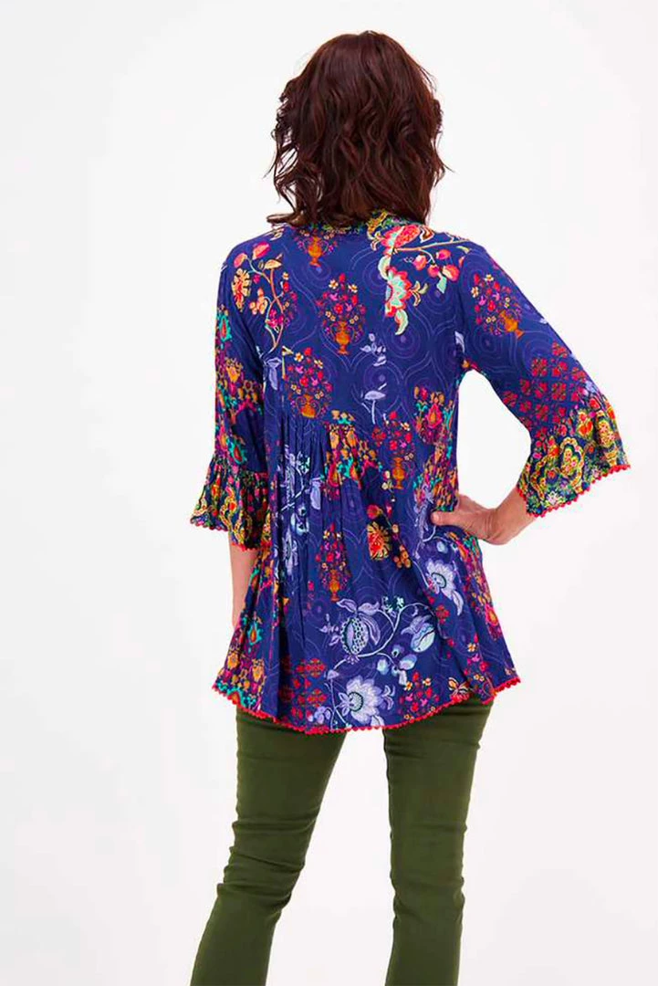 Lula Soul Clothing Delaney Tunic | Royal LS29 2 Lula Soul Clothing Delaney Tunic | Royal LS29