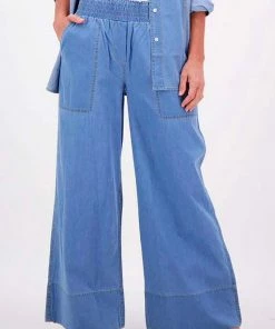 Lula Soul Palazzo Pant | Denim | LS32 Clothing