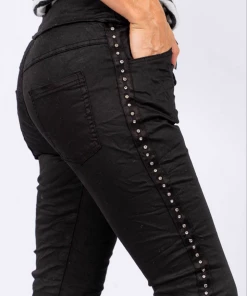 The Italian Closet Umbria Pants | Black | Tic15 Clothing