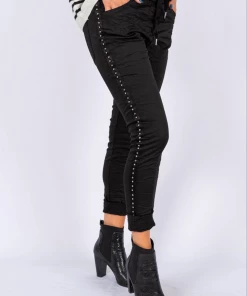 The Italian Closet Umbria Pants | Black | Tic15 Clothing 5 The Italian Closet Umbria Pants | Black | Tic15 Clothing