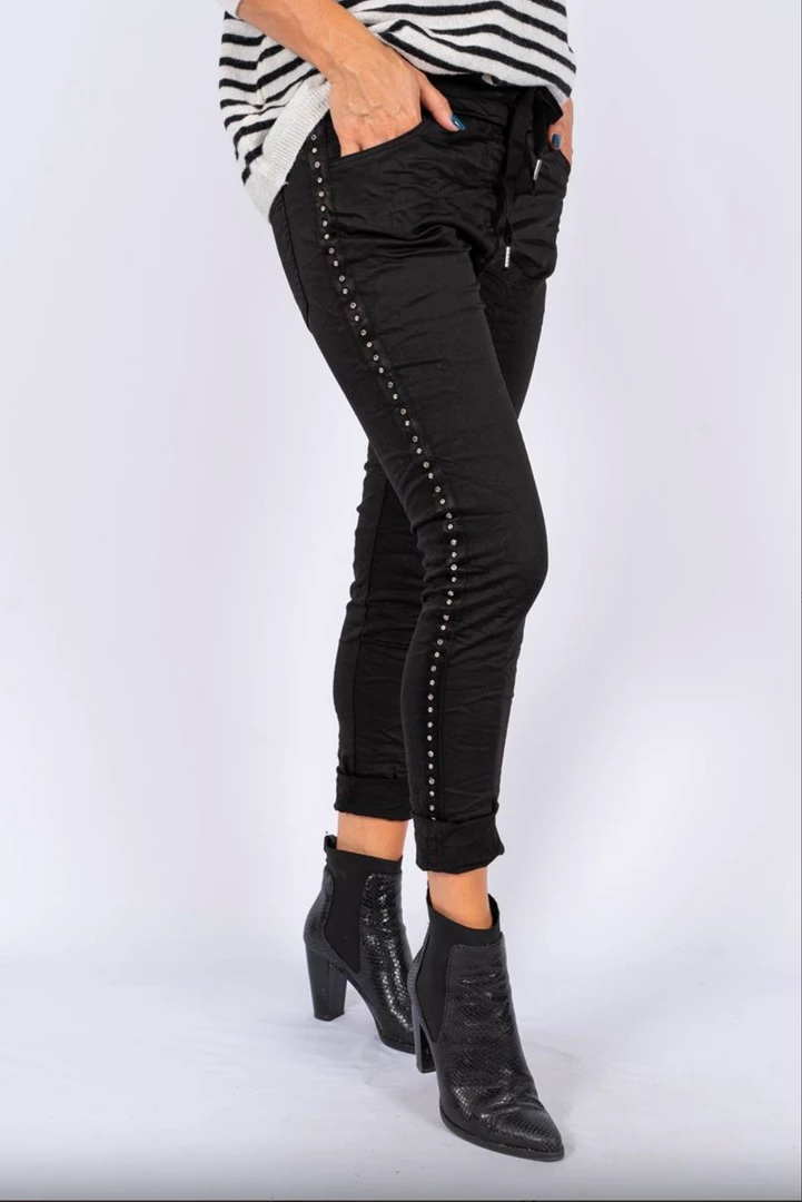 The Italian Closet Umbria Pants | Black | Tic15 Clothing 3 The Italian Closet Umbria Pants | Black | Tic15 Clothing