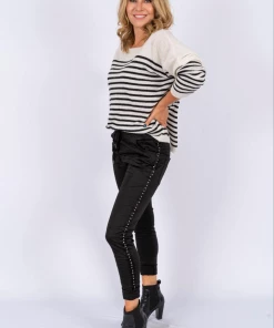 The Italian Closet Umbria Pants | Black | Tic15 Clothing