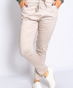 The Italian Closet Umbria Pants | Taupe | Tic15