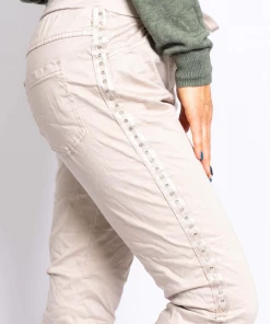 The Italian Closet Umbria Pants | Taupe | Tic15