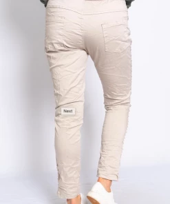 The Italian Closet Umbria Pants | Taupe | Tic15