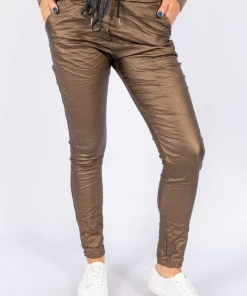 The Italian Closet Clothing Daosta Pant | Bronze | TIC18