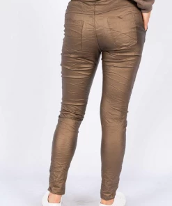 The Italian Closet Clothing Daosta Pant | Bronze | TIC18